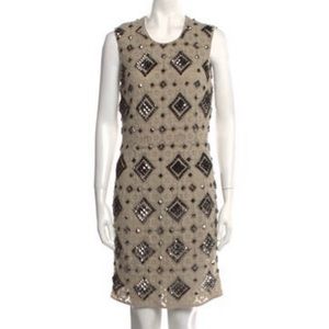 Burberry London Printed Knee Length Dress $4,595